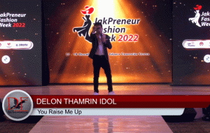 DELON THAMRIN INDONESIAN IDOL, JAKPRENEUR FASHION WEEK 2022